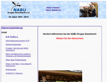 Tablet Screenshot of nabu-geesthacht.de